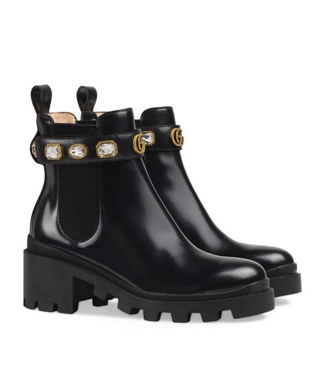 gucci winter boot|gucci boots embellished.